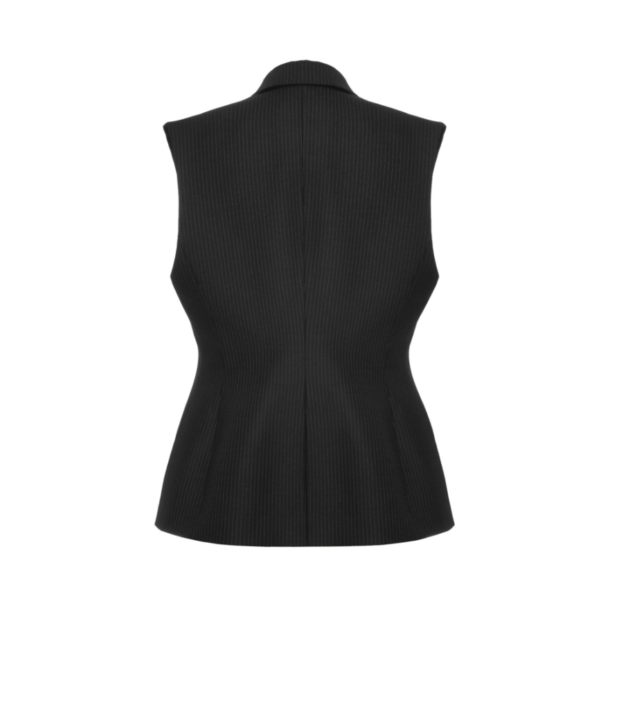 Double-Breasted Striped Vest