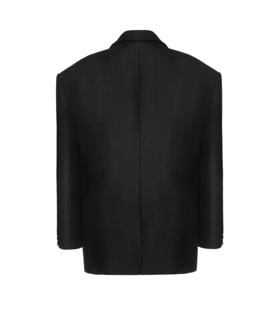 Single-Breasted Wool Jacket